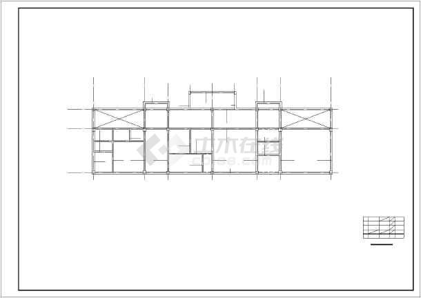 [甘肃]两层框架结构幼儿园结构施工图(含建筑图)