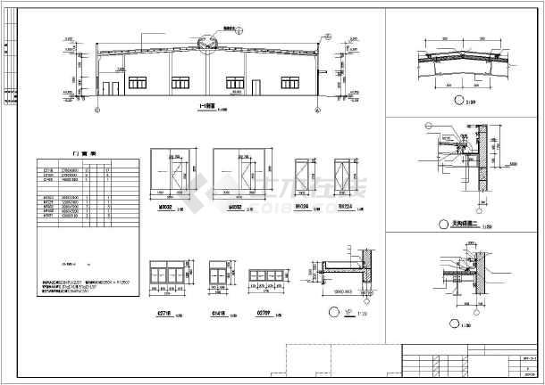 2米   建筑等级防火:2   主要结构类型:排架   稿件内容包括设计说明