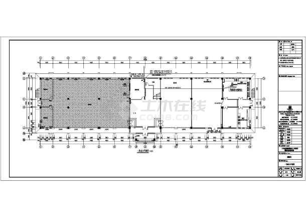 45㎡大型工业区消防站建筑改造施工图(全专业图纸)精vip