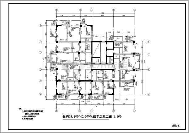 某十八层框架剪力墙小区建筑结构施工图