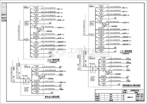 4911㎡四层百货商场全套电气施工图纸