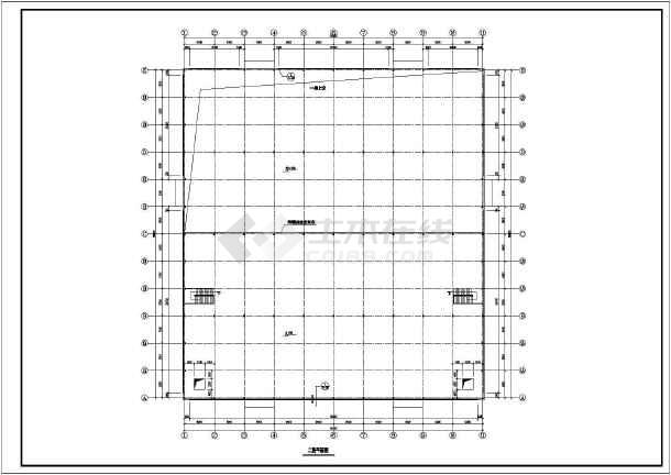 某跨度66米两层钢结构厂房全套施工图纸柱距6米