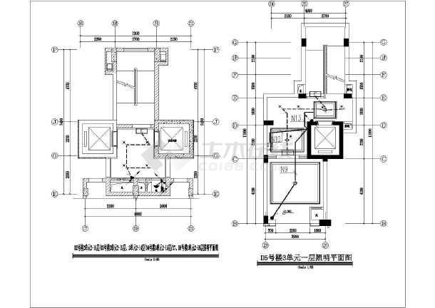 [浙江]多高层公寓项目公共区域装修工程照明及配电系统施工图(含人防)