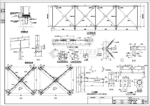 七度抗震轻型门式钢架钢结构车间施工图(含建筑图)