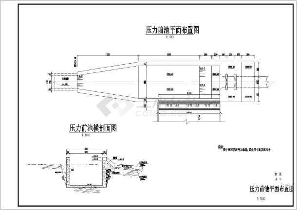 [四川]水电站枢纽工程初步设计施工图(引水隧洞压力前池厂房)