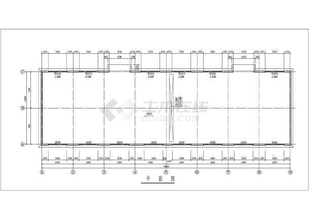 某14米跨单层轻钢结构厂房结构设计图