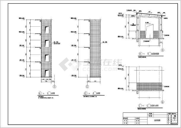 【河南省】电梯井结构施工图(共6张图)