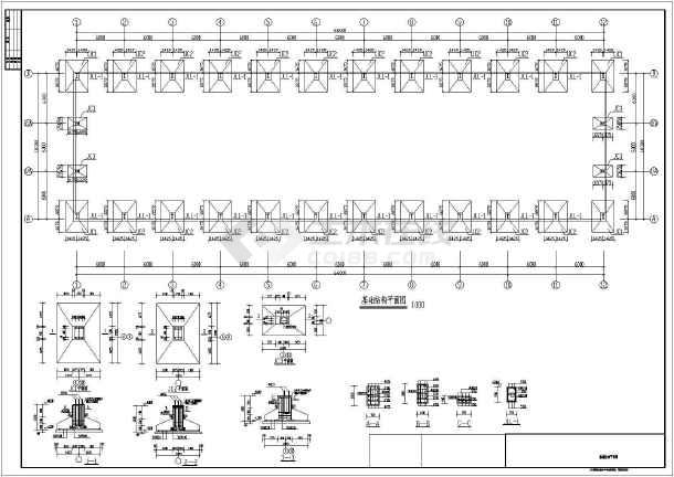 18米跨全钢结构厂房结构设计施工图(独立基础)