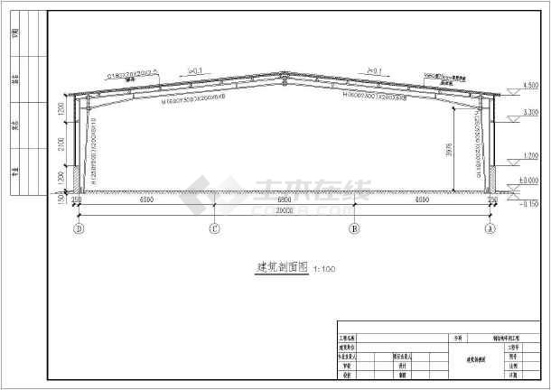 某20米跨钢结构设计图,共31张图