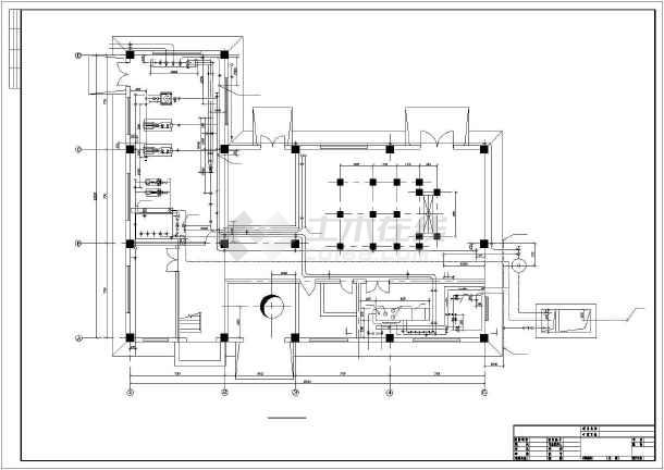 某十吨锅炉房设计图纸-图一