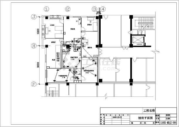 【辽宁】某医院实验室强电设计施工图