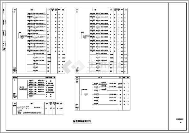 某别墅项目电气设计图纸(含配电系统图)
