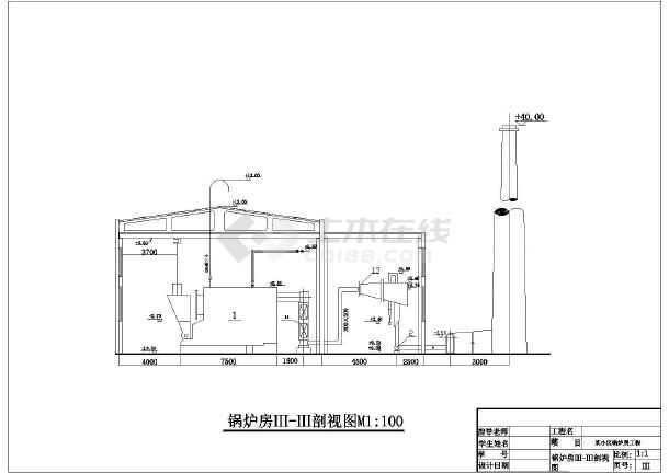 某小区锅炉房全套暖通设计图纸_居住建筑_土木在线