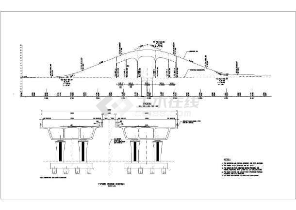 阿联酋首都某互通立交桥设计全套设计图纸