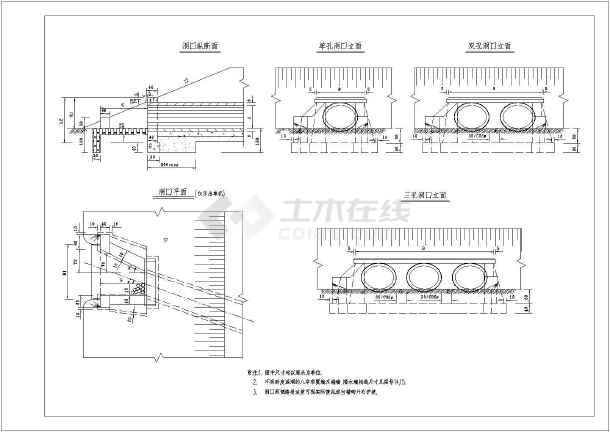 交通部标准涵洞设计图纸(圆管涵盖板涵)