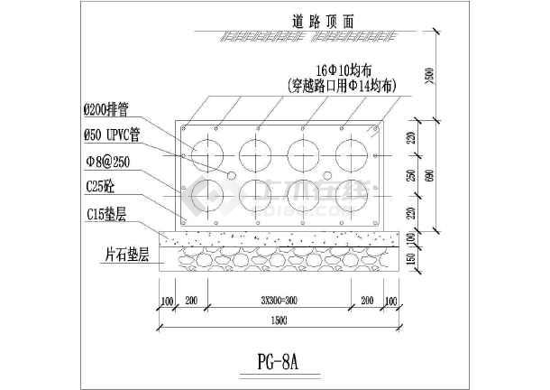 道路工程电缆排管配套工程设计图(共20张图纸)