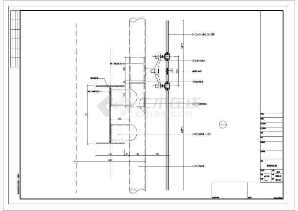 某点式玻璃幕墙节点施工图