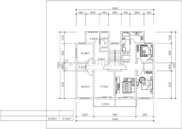 [合集]80-120平方米多层住宅户型图
