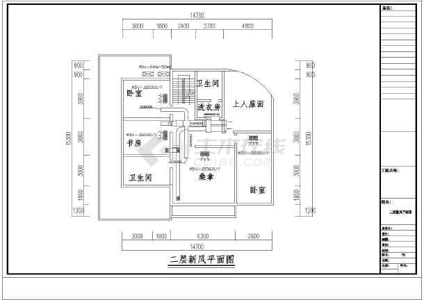 某别墅一拖多中央空调设计图(共12张图纸)