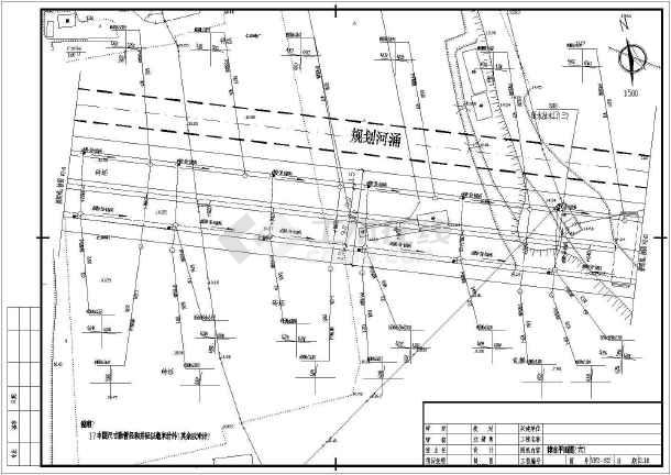 某市政道路排水工程设计cad图