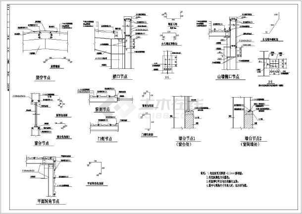 [节点详图]钢结构各类节点构造详图