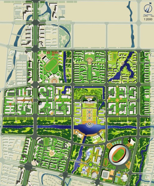 苍南城市中心区城市设计总平面