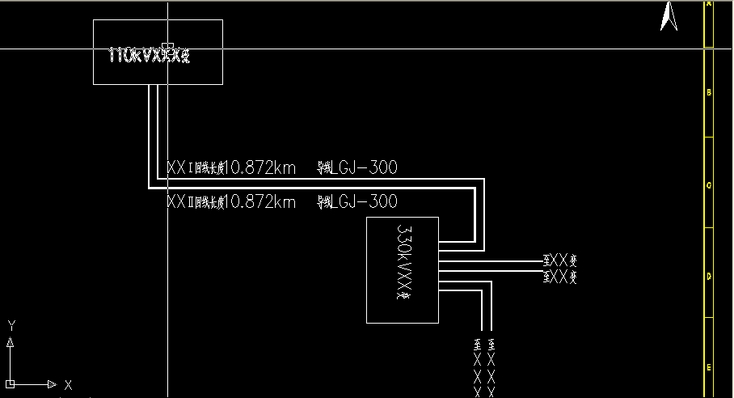 110kv线路电气施工图纸