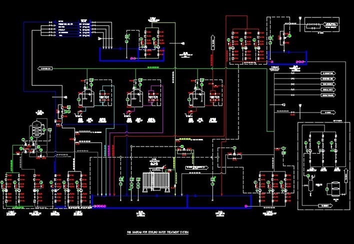 循环冷却水工艺系统图