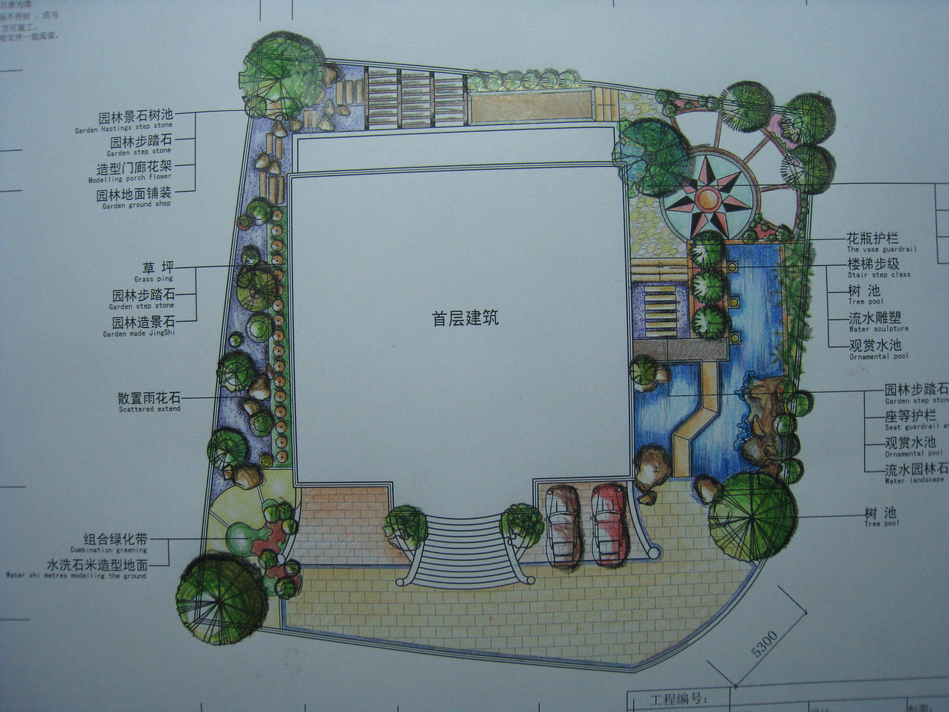 原创常用的花园绿化设计CAD图库，花园绿化建筑设计图纸下载 - 易图网