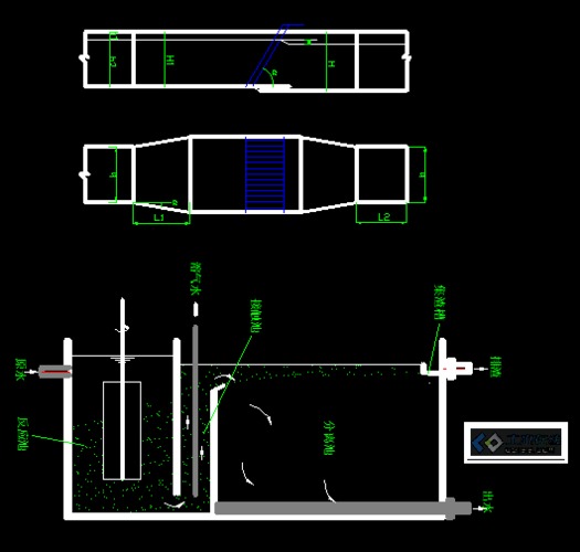 气浮池工艺单体图