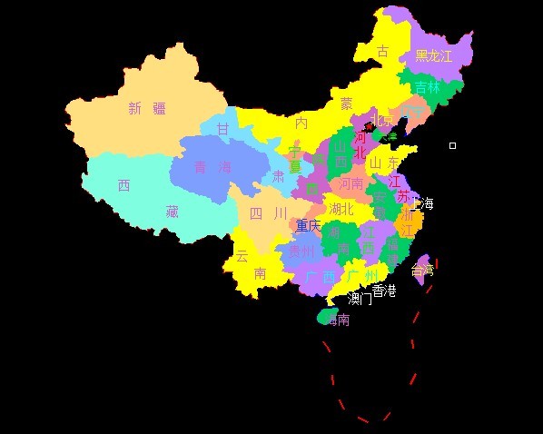 cad版中国地图_co土木在线(原网易土木在线)