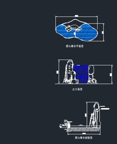 瀑布工程做法图示