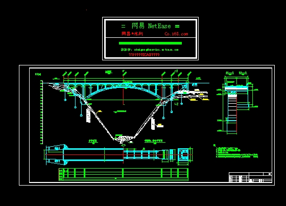 大桥施工阶段布置详图(cad图纸下载)