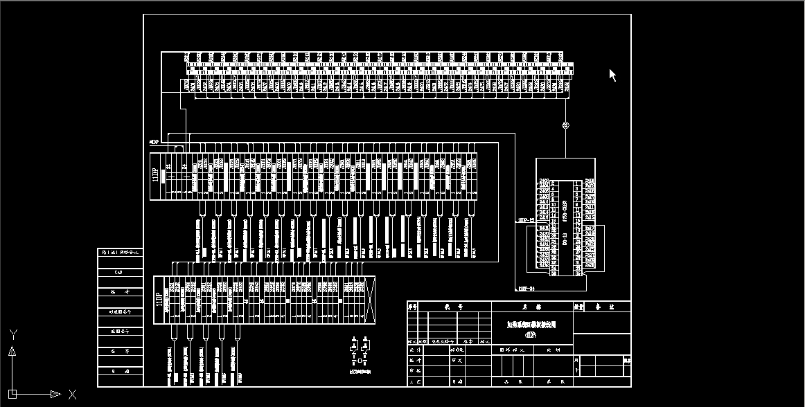 ab 的plc柜电气设计图纸,包括:ai模板接线图,ao模板接线图,di模板