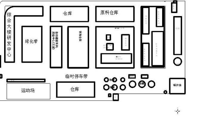 公司厂房平面图