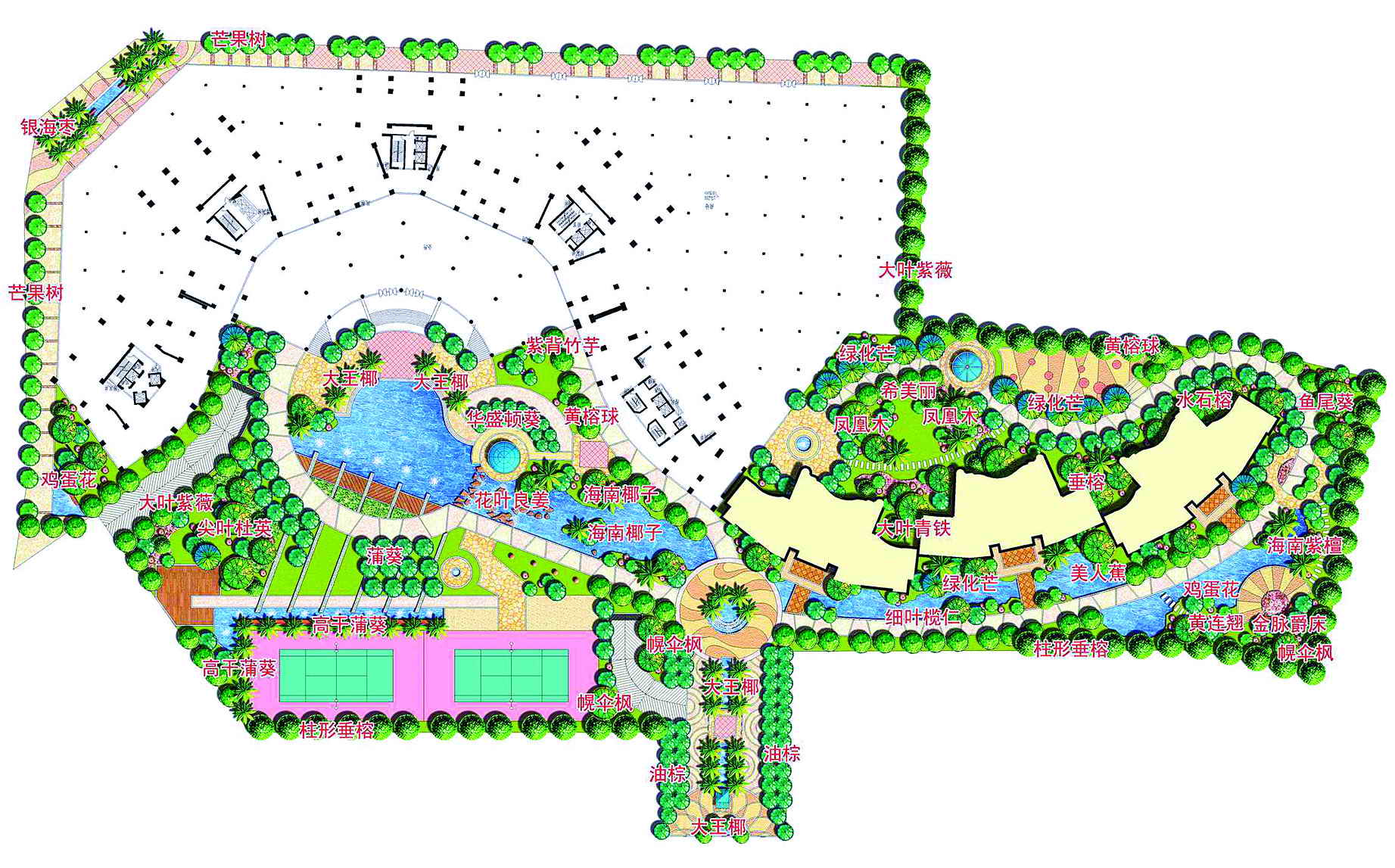 CAD园林景观布置图模型下载设计图__景观设计_环境设计_设计图库_昵图网nipic.com