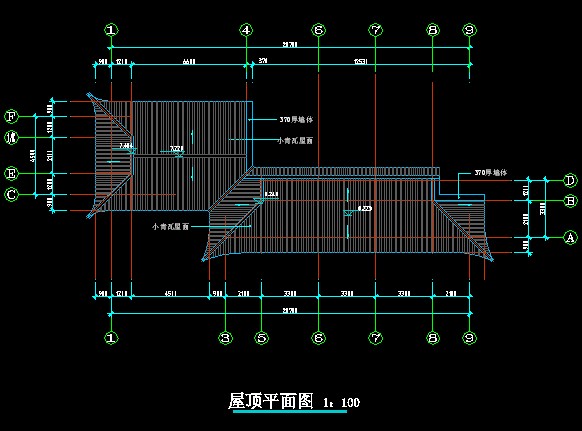 屋顶平面