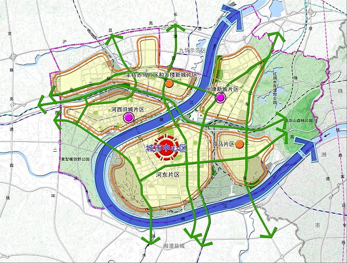 湘潭市城市空间发展规划