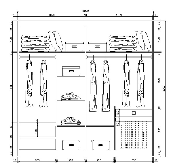 相关专题:5门衣柜内部设计图