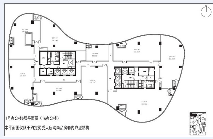 三里屯soho平面图~_cad图纸下载