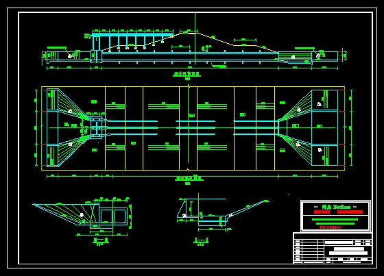 水闸设计图-图1