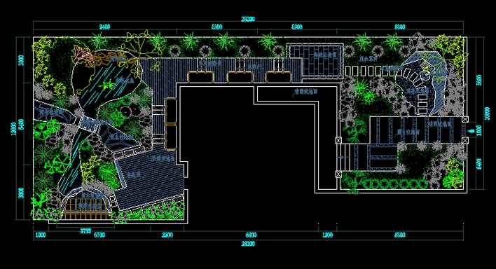 别墅花园平面布置图