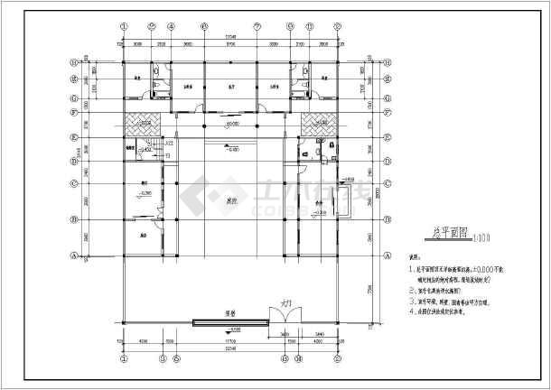 云南大理2层白族民居建筑设计施工图