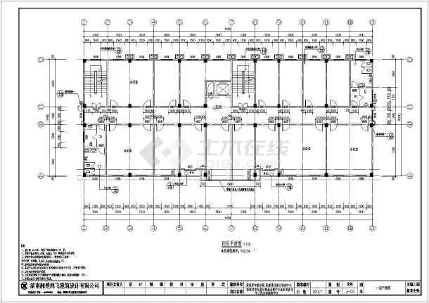 【张家界】信访局五层办公楼建筑设计施工图