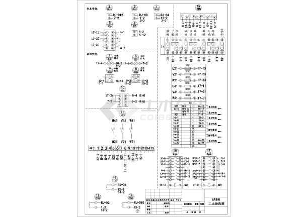 双电源配电箱接线图