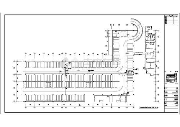 某市一地下车库电气平面设计施工图