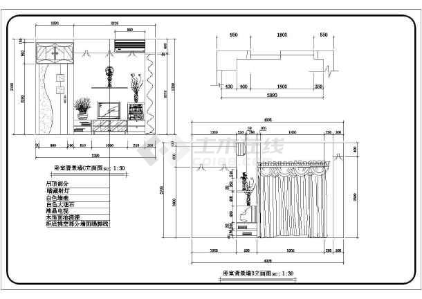 室平面布局图,天花吊顶图,插座布局图,阳台,客厅,餐厅,厨房书房等立面