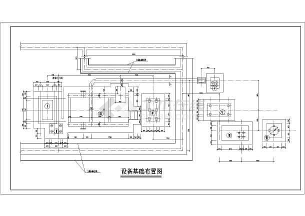 某一层锅炉房结构施工图设备基础详图
