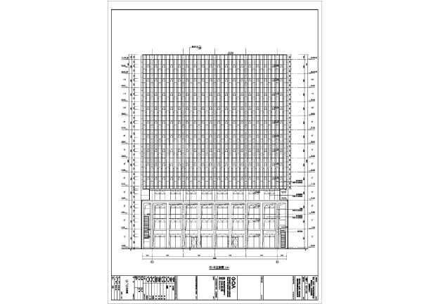 南京某12层框架核心筒结构办公楼建筑方案设计