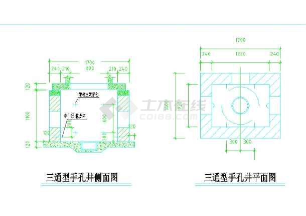 弱电手孔井电气图纸图片2